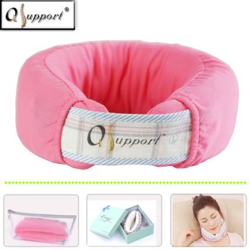 Qsupport Old Pattern Natural Latex Neck Pillow For Prevention Of