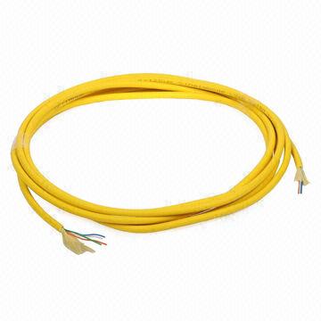 4 Core Single Mode Mini Breakout Indoor Fiber Optic Cable With 900um Tight Buffered Fiber Global Sources