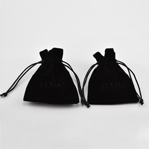 Black Velvet Drawstring Bag Black Velvet Drawstring Bag