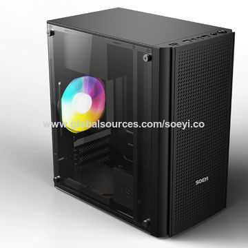 Import Chinese Computer Case China Computer Case & Tower Micro ATX/ITX M/B Small Gaming Computer PC ...