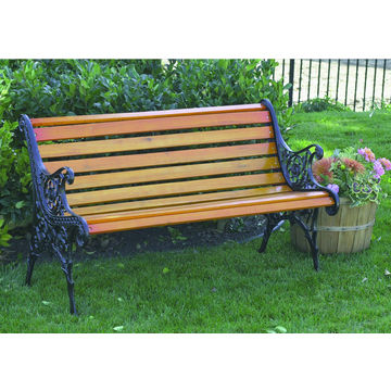 Outdoor Park Aluminum Bench With Back Leg Cast Iron Chair Global
