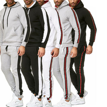 China High Quality Fitness Gym Plain Custom Blank Tracksuits For Men on ...