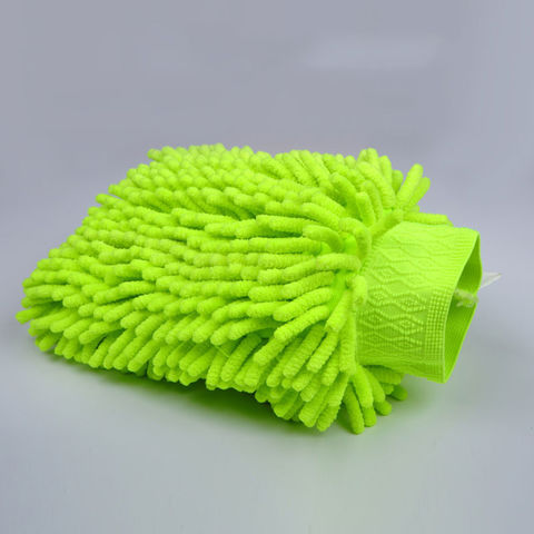 Super Mitt Microfiber Car Wash Washing Cleaning Glove Dual Sided Gloves Towel