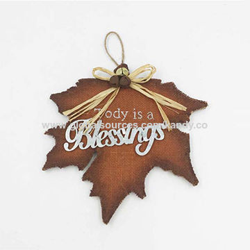 China Harvest Leaf Wall Signs Door Hanger Wall Decor On Global Sources