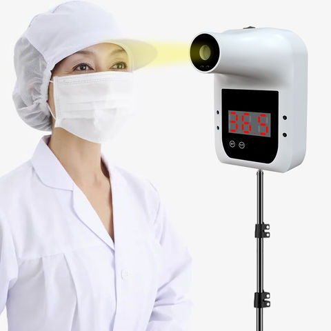 Automatic Wall-Mounted Non-Contact Forehead Thermometer GP-100 Infrared