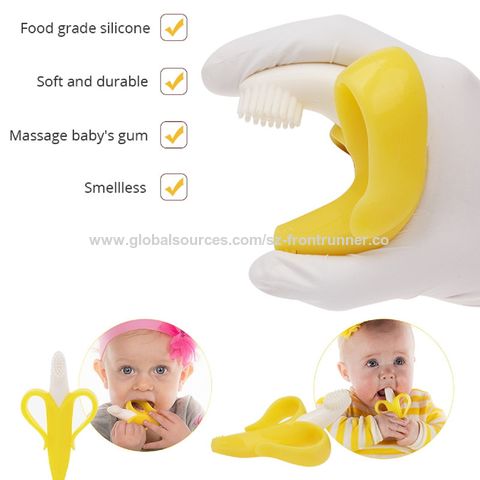 banana silicone teether
