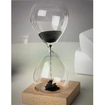 reloj de arena con iman