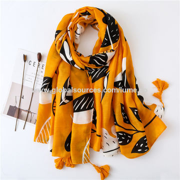 Yellow scarves for sale Clearance