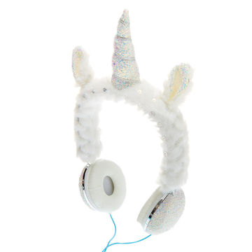 fuzzy unicorn headphones