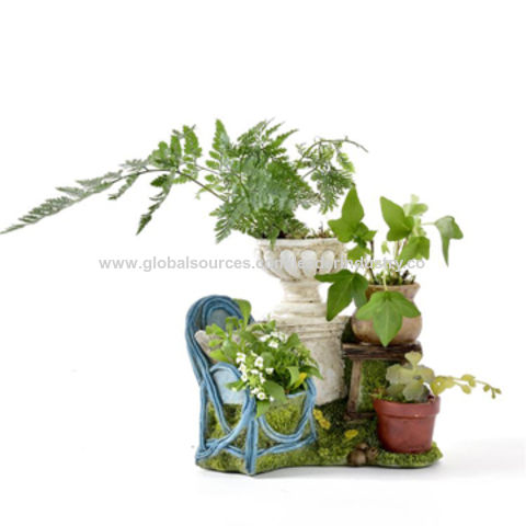 China Miniature Fairy Garden Kits Dollhouse Planters For Pot And