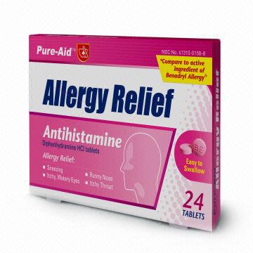 24-tablet Allergy Relief, Temporarily Relieves Symptoms Due To The 