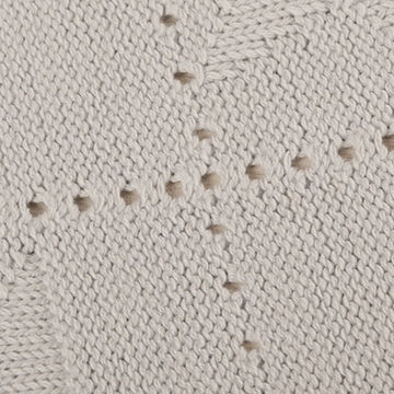 cotton knit baby blanket