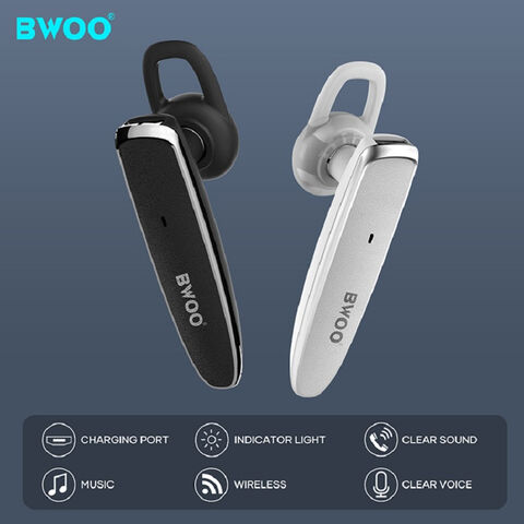 China BWOO Wireless Bluetooth Earphone Noise Cancelling Single Earphone Mic on Global Sources,wireless headset,noise cancel,bluetooth earphone