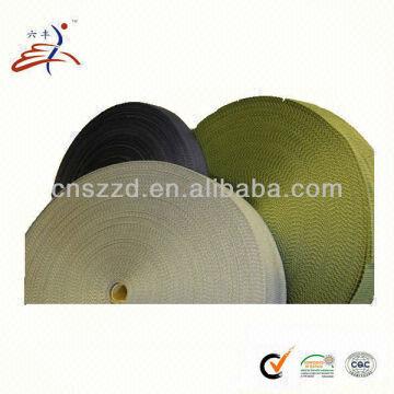 patterned polypropylene webbing