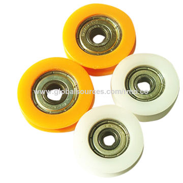 U Groove 626zz Shower Sliding Door Wheels Plastic Pulleys