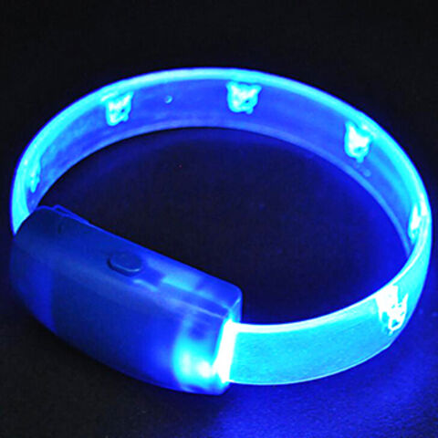 China Led Bracelet Tpu Flash Glow Wrist Band Christmas Bracelet Glow Wrist Band Christmas