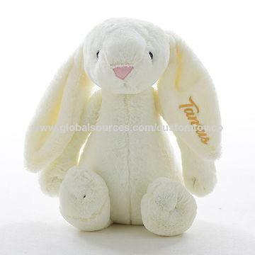 personalized plush bunny
