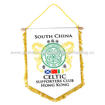 Polyester Pennant Flag Banners Custom Design Digital Silk