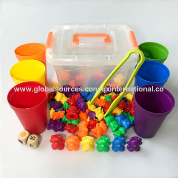 plastic counting bears