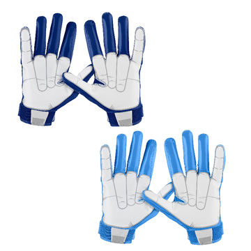 custom logo football gloves