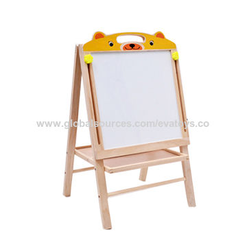 Portable Wooden Children Table Easel