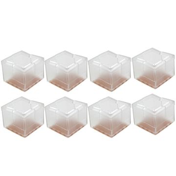 China Silicone Gel Chair Leg Caps Feet Pads From Shanghai Trading China Square 40x40mm Transpa Silicone Gel Chair Leg Caps Feet Pads