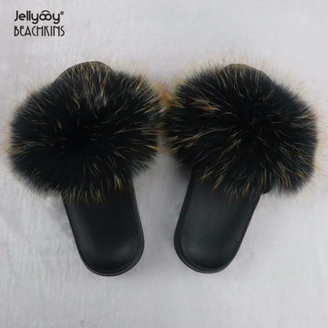fur sandals wholesale