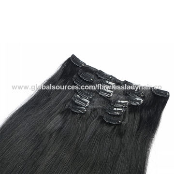 China Clip In Hair Extension Full Cuticles In Stock From Weifang