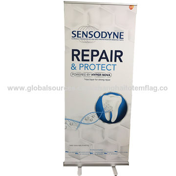 China Advertising Display Stand Roll Up Banner On Global Sources