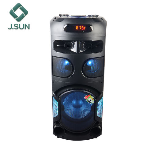 China Multimedia speaker system 12 inch trolley portable battery ...