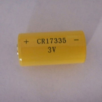 China CR17335BL primary lithium battery 3.0V 1800mAh 2/3A Size LiMnO2 ...