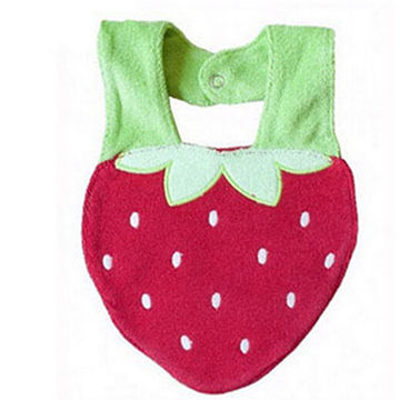 strawberry bib