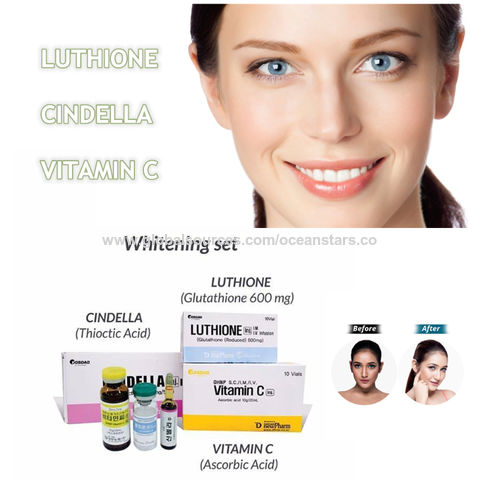 China Korea Glutathione Skin Whiten Cindella Ascorbic Acid Vitamin C For Skin Brightening On Global Sources Whitening Injection Vitamin C Glutathione