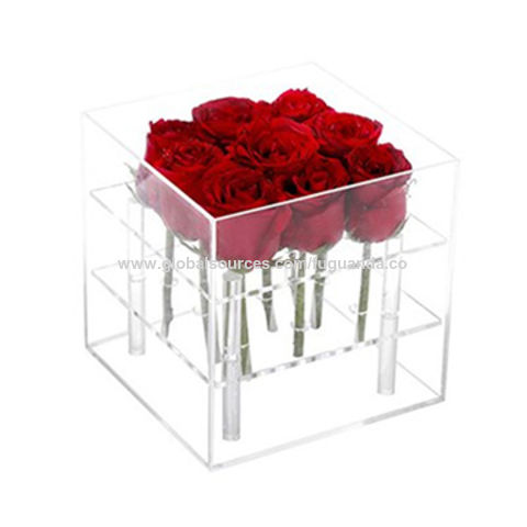 China Plexiglass Rose Box From Dongguan Manufacturer Fuguanda