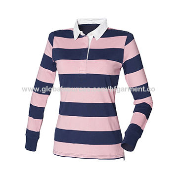 striped polo shirt womens