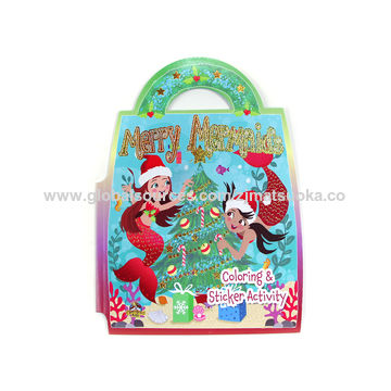 Download China Coloring Book With Stickers For Children Mermaid Purse Book Professional Custom Book Printing On Global Sources Early Childhood Education Books