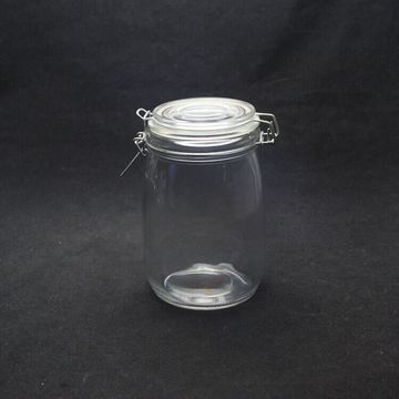 Airtight Seal Lid Flip Top Glass Food Storage Jars