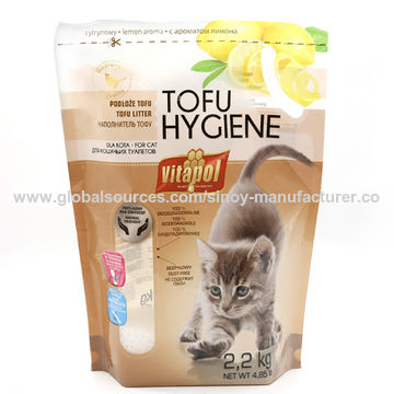 cat litter plastic bag