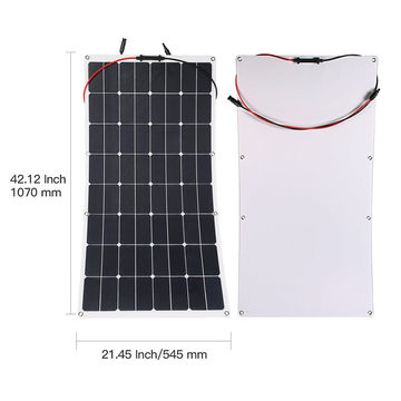 China Good Price 18v 100w Flexible Solar Panel Electric From