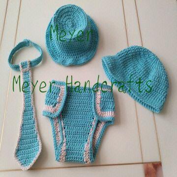 crochet baby diaper cover and hat