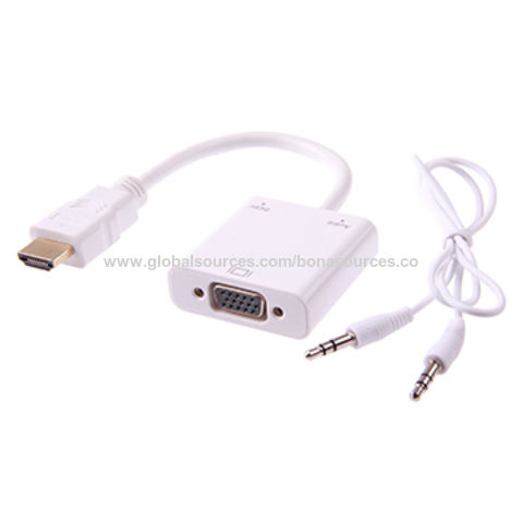 China Hdmi To Vgaaudio Adapter Cable With Micro Usb Power Supply Dc