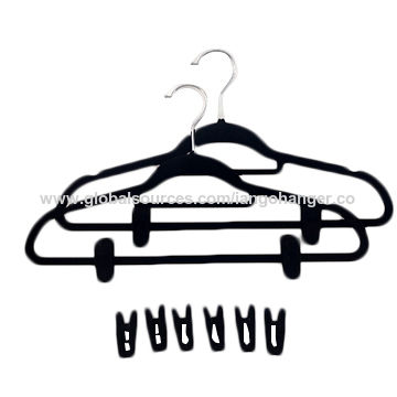 velvet hanger clips
