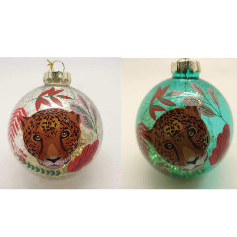 glass wedding christmas ornaments