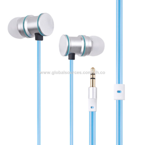 metal wired earphones