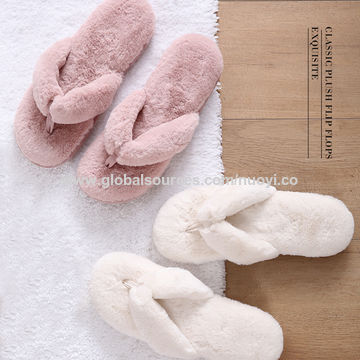 China Fur Ladies Slippers From Lianyungang Manufacturer