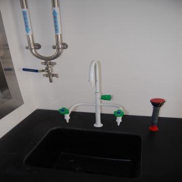 Lab Pp Sink And Three Way Swan Neck Water Faucet In Central