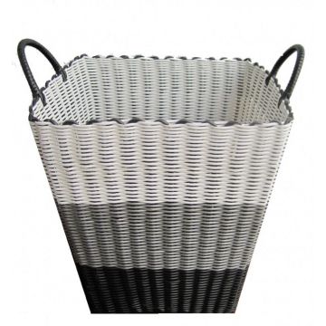 Handmade Woven Pp Square Laundry Basket With Handles Global Sources