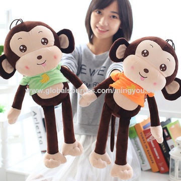 monkey plush pillow