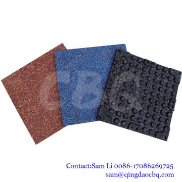 Cbq M03 Square Shape Gym Rubber Flooring Mats With Colorful Epdm