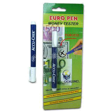 China Banknote Tester Pen in Chemical Solution, Easy to Use on Global ...